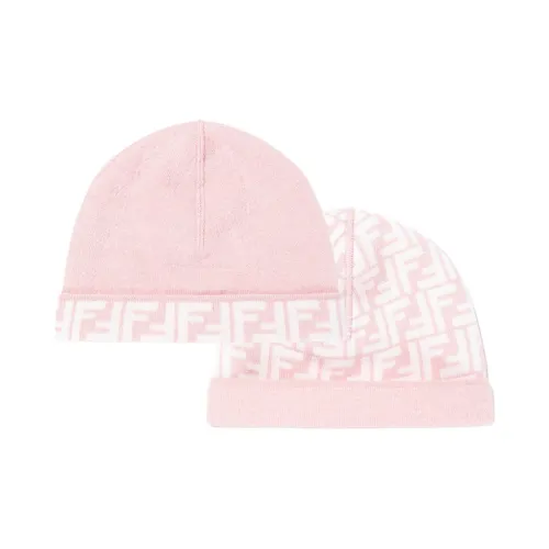FENDI Кашемир Шапки-бини Унисекс Розовый