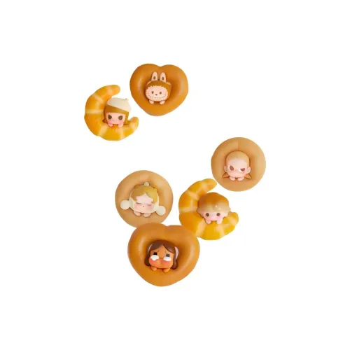 POP MART Коллаборация Edition LABUBU Пузырьки Милый С рельефом Baked Puffy Collection Trend Based Products