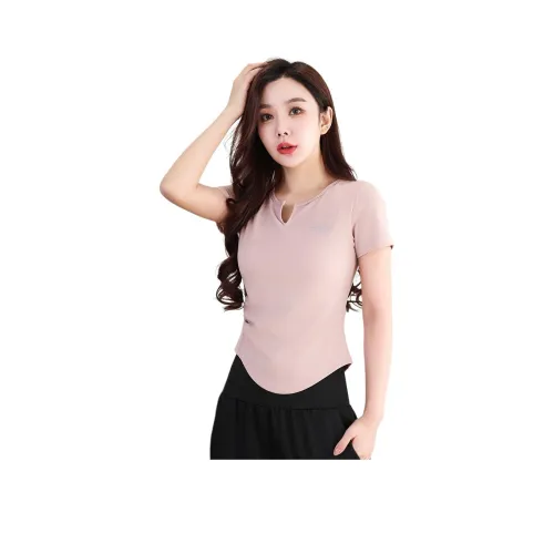 Барби Розовый Женская Йога Т-рубашка