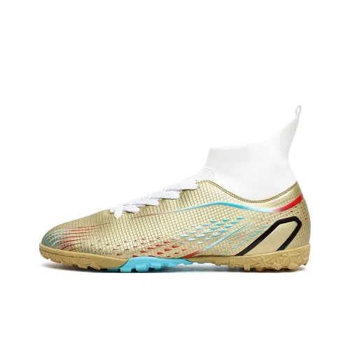 QIUTEXIONG Детские футбольные бутсы High Top для школьного возраста