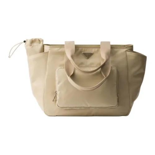 PRADA RE Нейлоновая сумка женский пустыня бежевый