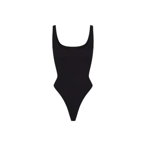 NAKED WARDROBE Sculpt Бесшовный Танк Комбинезон из Ткани в Рубчик Женские