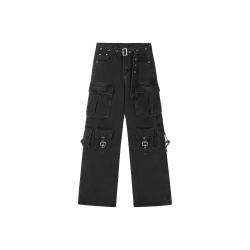 BLACK AT Унисекс Карго Брюки