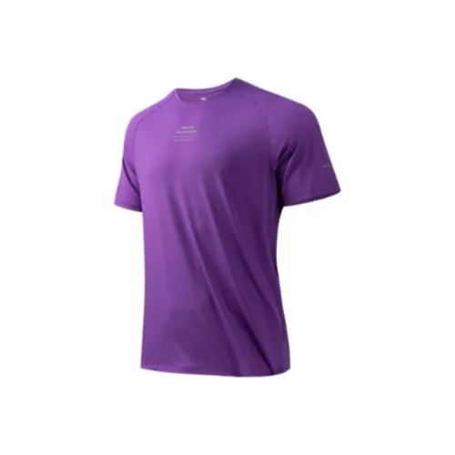 ANTA Пурпурно-розовые Мужские T-рубашки