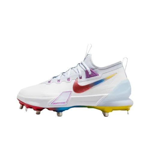 nike Force Zoom Trout 9 Elite Low Верхняя часть топа Рост Устойчивость к истиранию Функциональность Бейсбольные кроссовки Мужской Белый