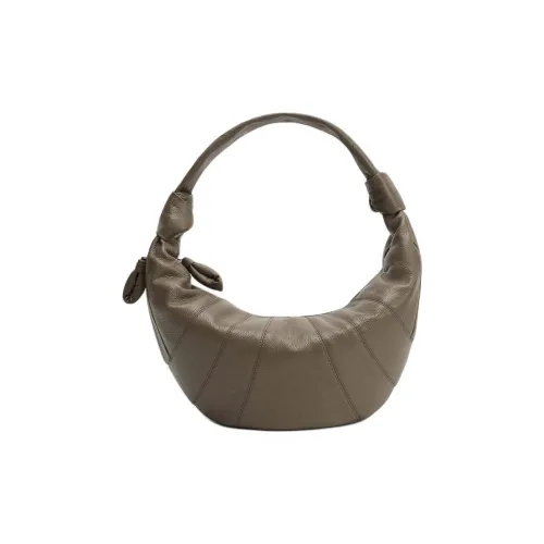 Lemaire Croissant Series Sheepskin Круассан Сумка через плечо Женская Темный хаки