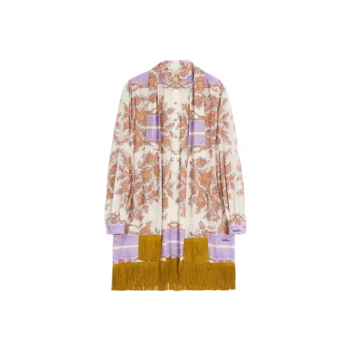 Valentino Длинное платье с длинными рукавами женское