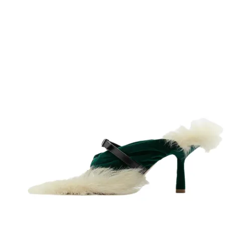 Burberry Нет Особенный Функция Слипоны Женские Темно-зеленый