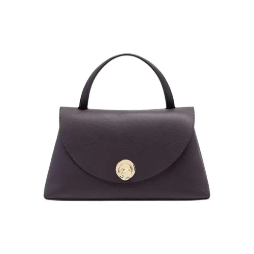 COCCINELLE Двойная сторона кожаная сумка через плечо сумка среднего размера женская темно-коричневая