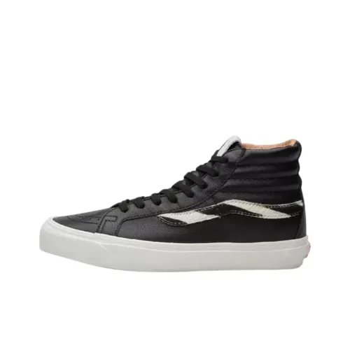 Vans Sk8 Hi Устойчивые к истиранию высокие кроссовки для скейтбординга Мужские Черные