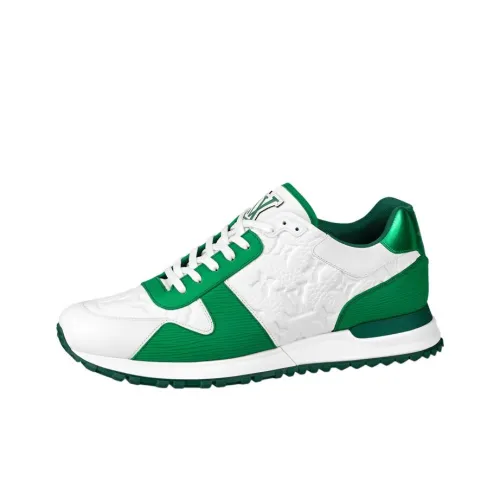 LOUIS VUITTON Run Away Low Топ Повседневная обувь Мужская Белый Зеленый
