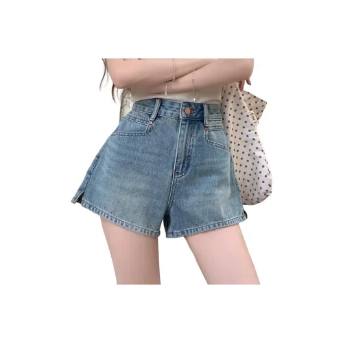 Garbege Синие Джинсовые Шорты Женские