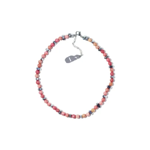 Get'em ON Розовый Жемчужная Раковина Серебряный Самородок Титановая Сталь Ожерелья Унисекс