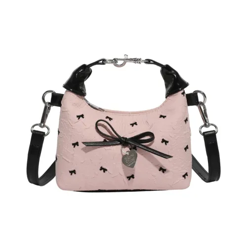 YIN.SIMON Полиуретан (ПУ) Сумка через плечо Женская Розовая Белая