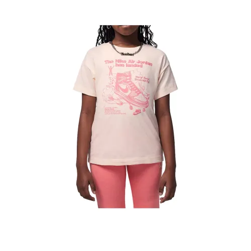 Jordan Air Jordan 1 T Рубашка Светло-розовый Дети Возраст 3-7 лет