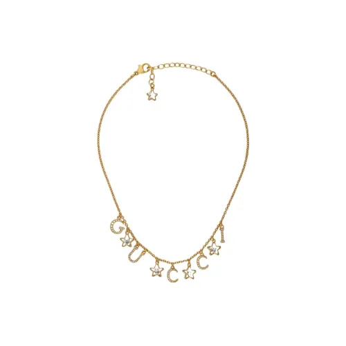 GUCCI Металлические ожерелья Золотой Женские