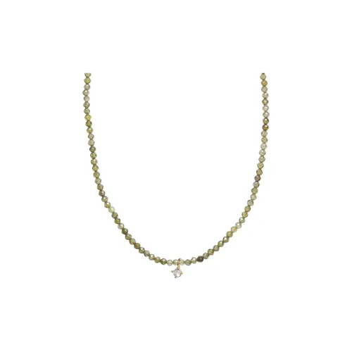 NATURALLYJOJO Циркон Ожерелья Женские Розовый Синий Зеленый