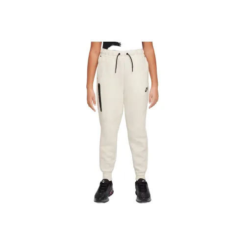 nike Брюки Sportswear Tech Fleece Белый Подростки