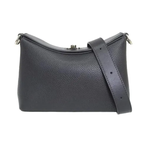 Furla Danae Кожа Хобо Сумка Сумка через плечо Женская Черная