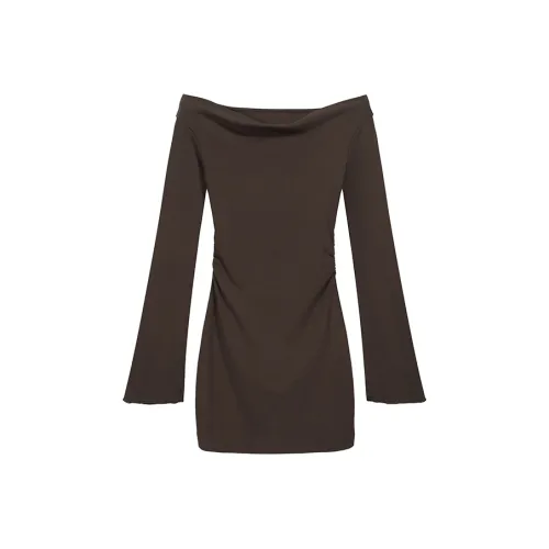 YINLEI Длинное платье с длинными рукавами женское