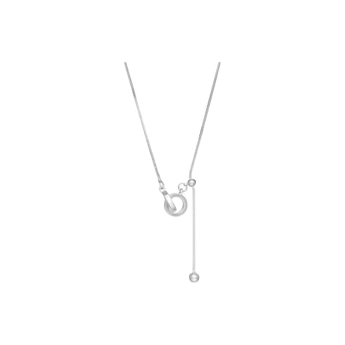 Anxious Сплав Ожерелья Женское Серебро