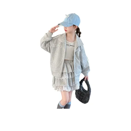 Подростки FIRS Kids Комплект с юбкой Фотиния Серый