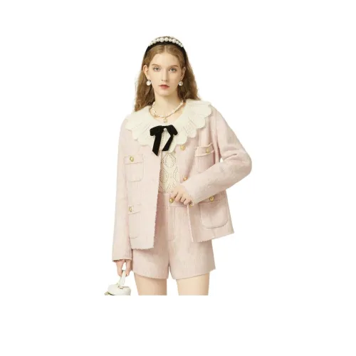 JORYAweekend Cropped Coat Women's Pink