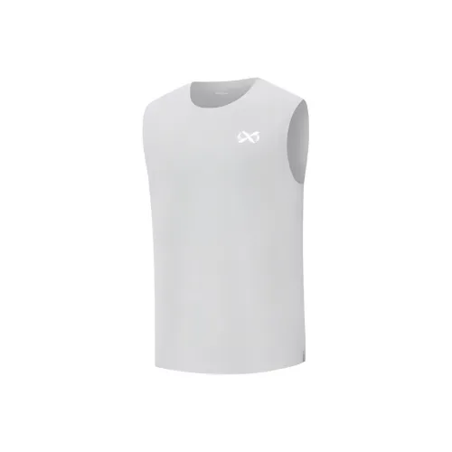 XTEP Топ без рукавов Мужской Светлый Гравий Серый