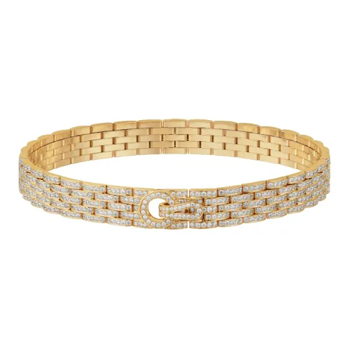 Cartier Колье Agrafe Жёлтое Золото, Бриллианты