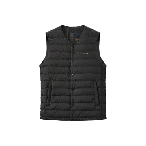 HLA Черный 07 Мужской пуховый жилет