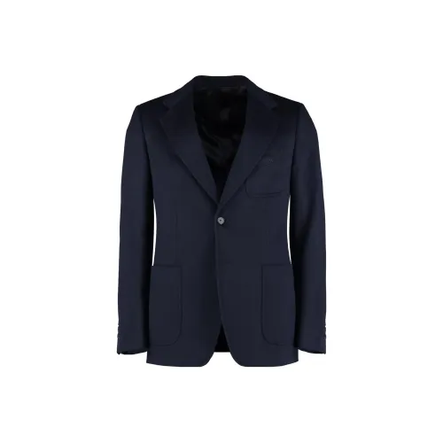 PRADA Синий Мужской Деловой костюм