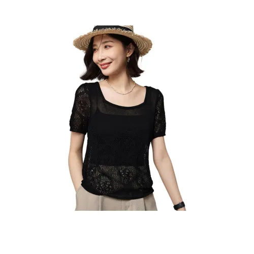 FOG Черные Женские Футболки