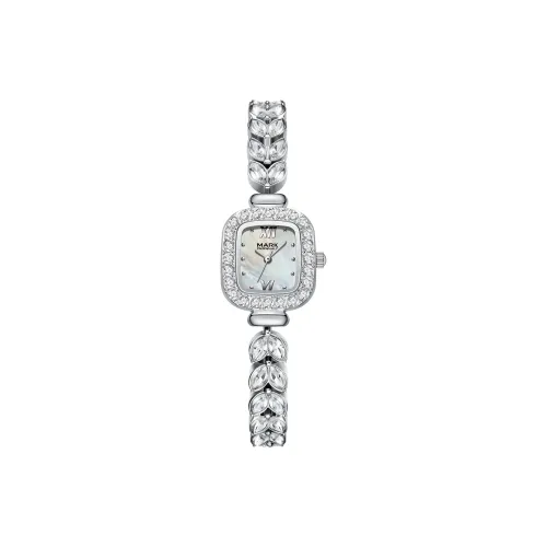 FAIRWHALE Кварцевый механизм Женские часы 21 мм Белый