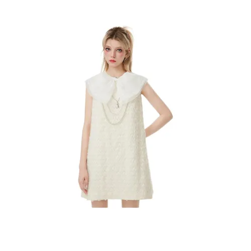 JORYAweekend Без рукавов Платье Женское Бежевое