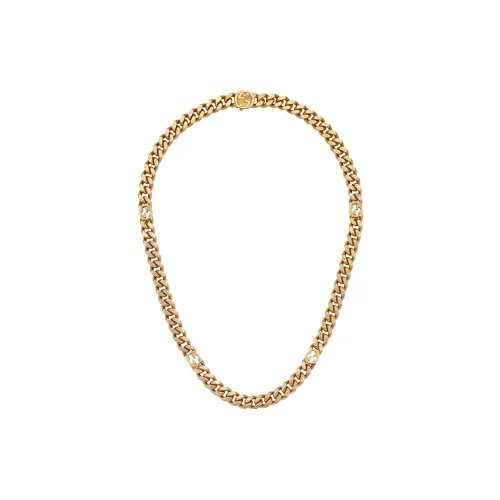 GUCCI Interlocking Metal Necklaces Унисекс