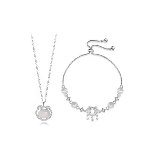 I YOU Синтетическое Искусственное Стекло Кошачий глаз Ожерелье Женское