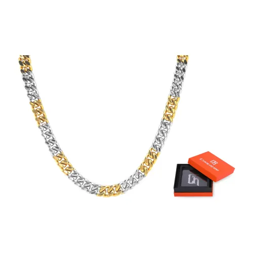 Cooraree Титановые стальные ожерелья унисекс