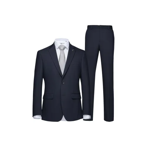 HLA Темно-синий 57 Костюм+Брюки Мужской Деловой костюм