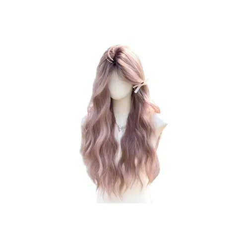 Time Shadow Net LIKE Перука Milk Puff Root Краситель Пастельно-розовый Средний Разделенная Яйцо Ролики