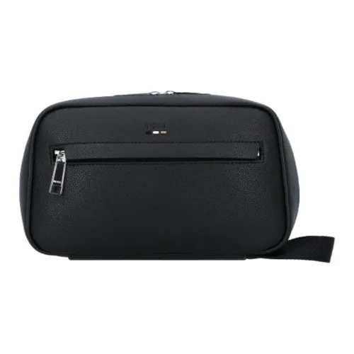 Hugo Boss Полиуретан Туалетная сумка Унисекс Черная