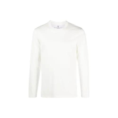 BRUNELLO CUCINELLI Белая Мужская Рубашка T