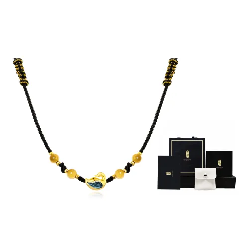 Jodie Kevin JIKE X Hangzhou Museum Co Branded Камень Тигровый глаз Ожерелья Унисекс