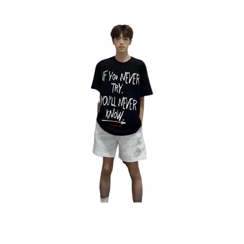 DANJUE Модный бренд Тонкие Брюки Прямого кроя Большого размера Длина до колена Дышащие Повседневные Брюки Унисекс