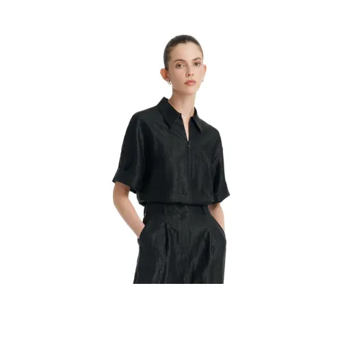 GOELIA 00B Черные Женские Рубашки