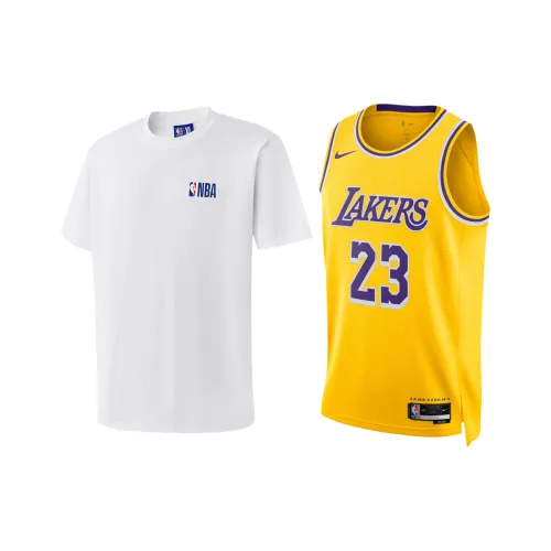 NBA x Nike Los Angeles Lakers Повседневная спортивная одежда Унисекс 2 предмета комплект