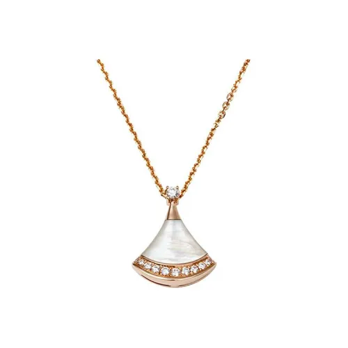 BVLGARI DIVAS' DREAM Серия 18К Розовое золото Ожерелье Унисекс Розовое золото