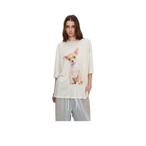 BANDITK GANGN T Рубашка Унисекс Бежевый