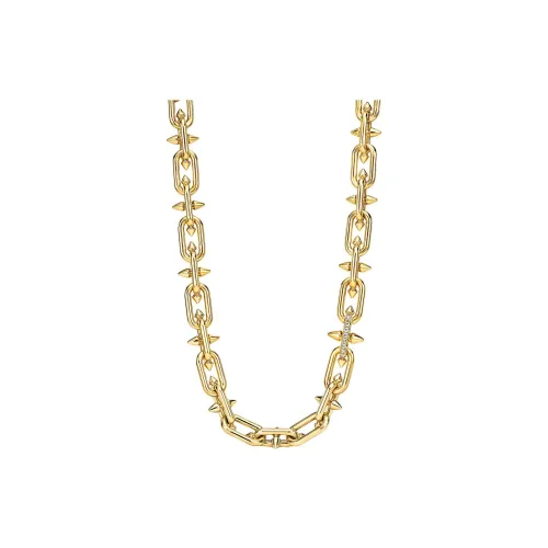 TIFFANY CO. Titan by Pharrell Williams 18К золото ожерелье с бриллиантами женское золото