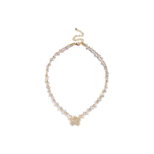 CAROMAY Искусственный жемчуг Ожерелье Женское