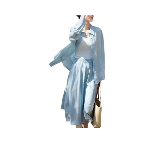 SLLSKY Saltwater Синий Женские Комплекты с юбкой